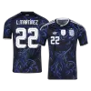 Argentina L. MARTÍNEZ #22 Soccer Jersey Away Custom Shirt World Cup 2026 - bestsoccerstore