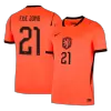 Netherlands F.DE JONG #21 Soccer Jersey Home Custom Shirt World Cup 2026 - bestsoccerstore