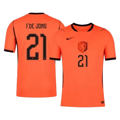 Netherlands F.DE JONG #21 Custom Player Version Home Soccer Jersey World Cup 2026 - bestsoccerstore