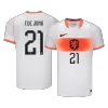 Netherlands F.DE JONG #21 Soccer Jersey Away Custom Shirt World Cup 2026 - bestsoccerstore