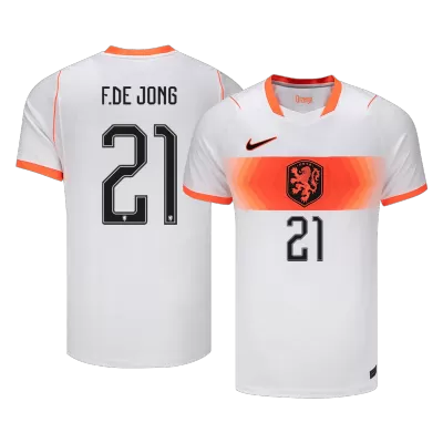 Netherlands F.DE JONG #21 Soccer Jersey Away Custom Shirt World Cup 2026 - bestsoccerstore