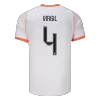 Netherlands VIRGIL #4 Soccer Jersey Away Custom Shirt World Cup 2026 - bestsoccerstore