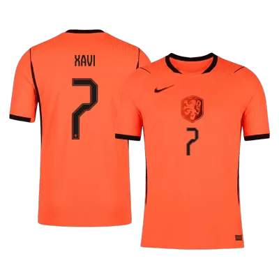 Netherlands XAVI #7 Custom Player Version Home Soccer Jersey World Cup 2026 - bestsoccerstore