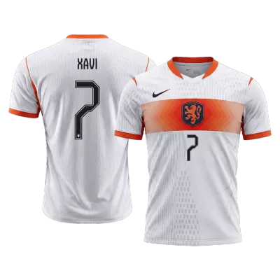 Netherlands XAVI #7 Custom Player Version Away Soccer Jersey World Cup 2026 - bestsoccerstore