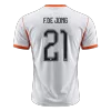 Netherlands F.DE JONG #21 Custom Player Version Away Soccer Jersey World Cup 2026 - bestsoccerstore