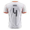 Netherlands VIRGIL #4 Custom Player Version Away Soccer Jersey World Cup 2026 - bestsoccerstore