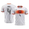 Netherlands VIRGIL #4 Custom Player Version Away Soccer Jersey World Cup 2026 - bestsoccerstore