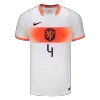 Netherlands VIRGIL #4 Soccer Jersey Away Custom Shirt World Cup 2026 - bestsoccerstore