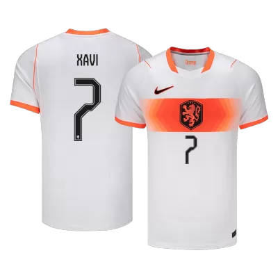 Netherlands XAVI #7 Soccer Jersey Away Custom Shirt World Cup 2026 - bestsoccerstore