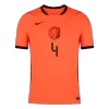 Netherlands VIRGIL #4 Custom Player Version Home Soccer Jersey World Cup 2026 - bestsoccerstore