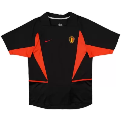 Belgium World Cup 2002 Retro Jersey Away Soccer Shirt - bestsoccerstore