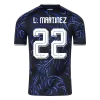 Argentina L. MARTINEZ #22 Soccer Jersey Away Custom Shirt World Cup 2026 - bestsoccerstore