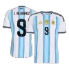 J.ALVAREZ #9 Argentina Soccer Jersey Home Shirt World Cup 2026 - bestsoccerstore