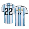 L.MARTINEZ #22 Argentina Soccer Jersey Home Shirt World Cup 2026 - bestsoccerstore