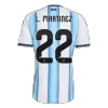 Argentina L.MARTINEZ #22 Home Player Version Soccer Jersey World Cup 2026 - bestsoccerstore