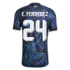Argentina E. FERNANDEZ #24 Custom Player Version Away Soccer Jersey World Cup 2026 - bestsoccerstore
