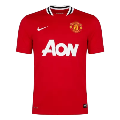 Manchester United 2011/12 Retro Jersey Home Soccer Shirt - bestsoccerstore