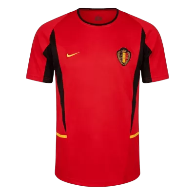 Belgium 2002 Retro Jersey Home Soccer Shirt - bestsoccerstore