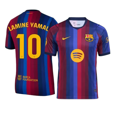 Barcelona LAMINE YAMAL #10 Custom Player Version Home Soccer Jersey 2026/27 - bestsoccerstore