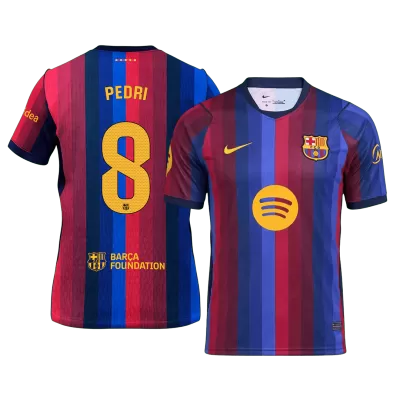 Barcelona PEDRI #8 Soccer Jersey Home Custom Shirt 2026/27 - bestsoccerstore