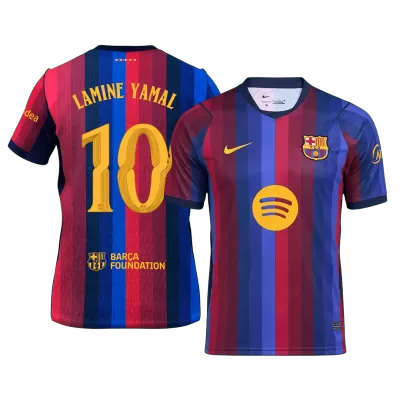Barcelona LAMINE YAMAL #10 Soccer Jersey Home Custom Shirt 2026/27 - UCL - bestsoccerstore