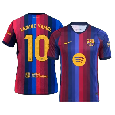 Barcelona LAMINE YAMAL #10 Soccer Jersey Home Custom Shirt 2026/27 - bestsoccerstore