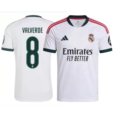 Real Madrid VALVERDE #8 Soccer Jersey Home Custom Shirt 2026/27 - bestsoccerstore