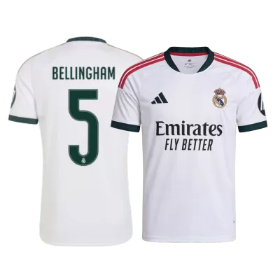 Real Madrid BELLINGHAM #5 Soccer Jersey Home Custom Shirt 2026/27 - bestsoccerstore