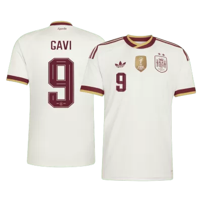 Spain GAVI #9 Champion Edition Soccer Jersey Away Custom Shirt World Cup 2026 - bestsoccerstore