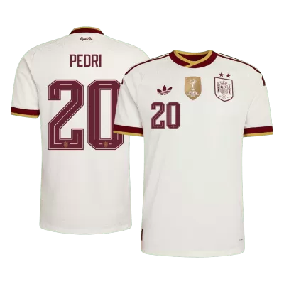 Spain PEDRI #20 Champion Edition Player Version Away Soccer Jersey World Cup 2026 - bestsoccerstore