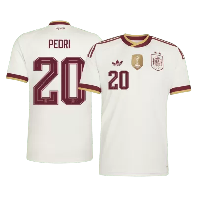 Spain PEDRI #20 Champion Edition Soccer Jersey Away Custom Shirt World Cup 2026 - bestsoccerstore