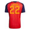 Spain CUBARSÍ #22 Champion Player Version Home Soccer Jersey World Cup 2026 - bestsoccerstore