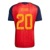 Spain PEDRI #20 Champion Soccer Jersey Home Custom Shirt World Cup 2026 - bestsoccerstore
