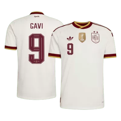 Spain GAVI #9 Champion Edition Player Version Away Soccer Jersey World Cup 2026 - bestsoccerstore