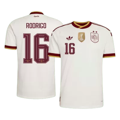 Spain RODRIGO #16 Champion Edition Player Version Away Soccer Jersey World Cup 2026 - bestsoccerstore