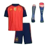 Kids Spain Champion Home Custom Full Soccer Kits World Cup 2026 - bestsoccerstore