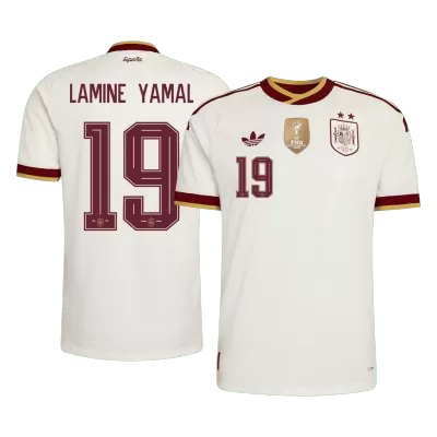 Spain LAMINE YAMAL #19 Champion Edition Player Version Away Soccer Jersey World Cup 2026 - bestsoccerstore