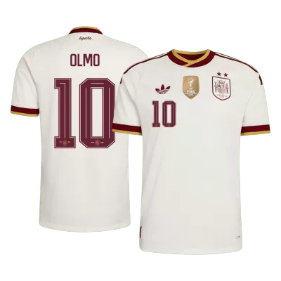 Spain OLMO #10 Champion Edition Player Version Away Soccer Jersey World Cup 2026 - bestsoccerstore