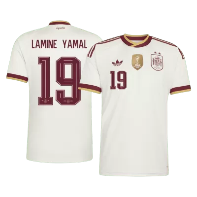 Spain LAMINE YAMAL #19 Champion Edition Soccer Jersey Away Custom Shirt World Cup 2026 - bestsoccerstore