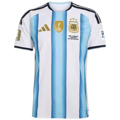 Argentina Custom Player Version Home Soccer Jersey World Cup 2026 - Final Match (With Patches) - bestsoccerstore