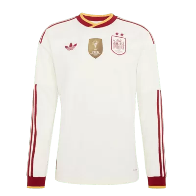 Spain Long Sleeve Jersey Away Football Shirt World Cup 2026 - bestsoccerstore