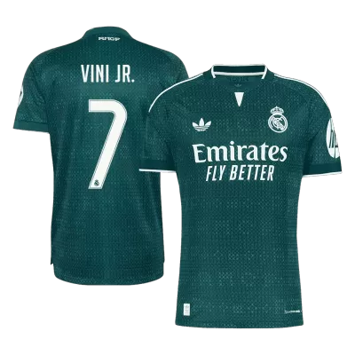 Real Madrid VINI JR. #7 Custom Player Version Away Soccer Jersey 2026/27 - bestsoccerstore