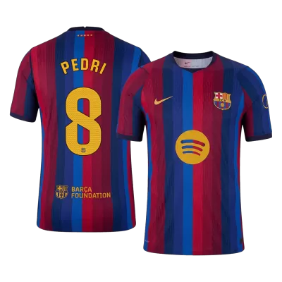 Barcelona PEDRI #8 Custom Player Version Home Soccer Jersey 2026/27 - bestsoccerstore