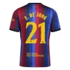Barcelona F. DE JONG #21 Soccer Jersey Home Custom Shirt 2026/27 - UCL - bestsoccerstore