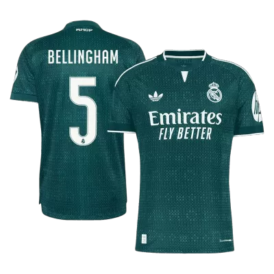 Real Madrid BELLINGHAM #5 Custom Player Version Away Soccer Jersey 2026/27 - bestsoccerstore