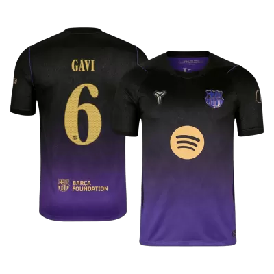 Barcelona GAVI #6 Soccer Jersey Away Custom Shirt 2026/27 - UCL - bestsoccerstore