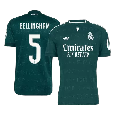 Real Madrid BELLINGHAM #5 Soccer Jersey Away Custom Shirt 2026/27 - bestsoccerstore