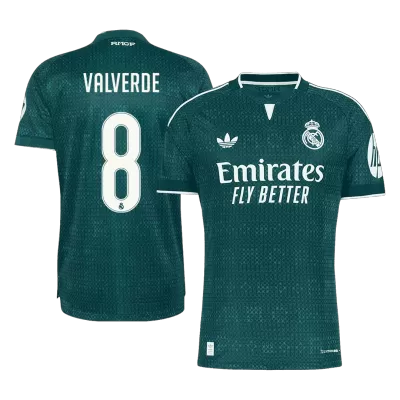 Real Madrid VALVERDE #8 Custom Player Version Away Soccer Jersey 2026/27 - bestsoccerstore
