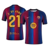 Barcelona F. DE JONG #21 Custom Player Version Home Soccer Jersey 2026/27 - bestsoccerstore