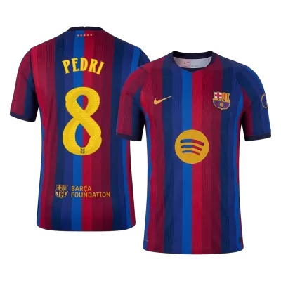 Barcelona PEDRI #8 Custom Player Version Home Soccer Jersey 2026/27 - UCL - bestsoccerstore